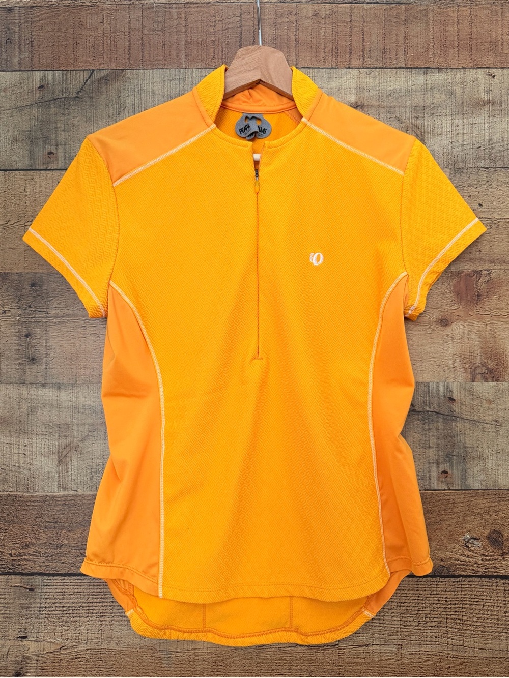 Pearl Izumi Cycling Riding Jersey Half Zip Bright Golden Yellow
